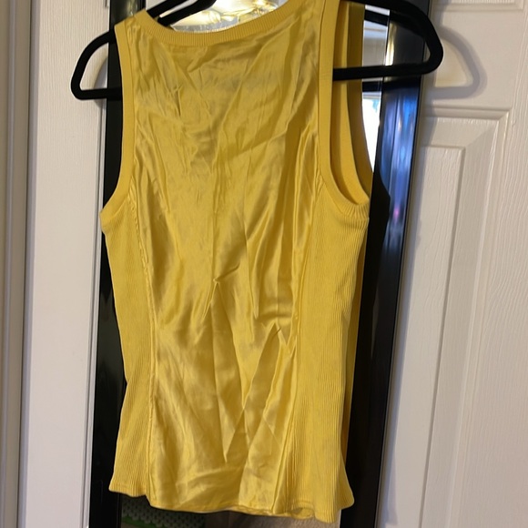 CATHRINE MALANDRINO SILK V NECK TANK ~ Medium - Picture 4 of 5